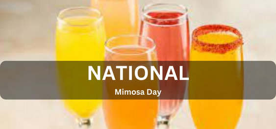 National Mimosa Day [राष्ट्रीय मिमोसा दिवस]